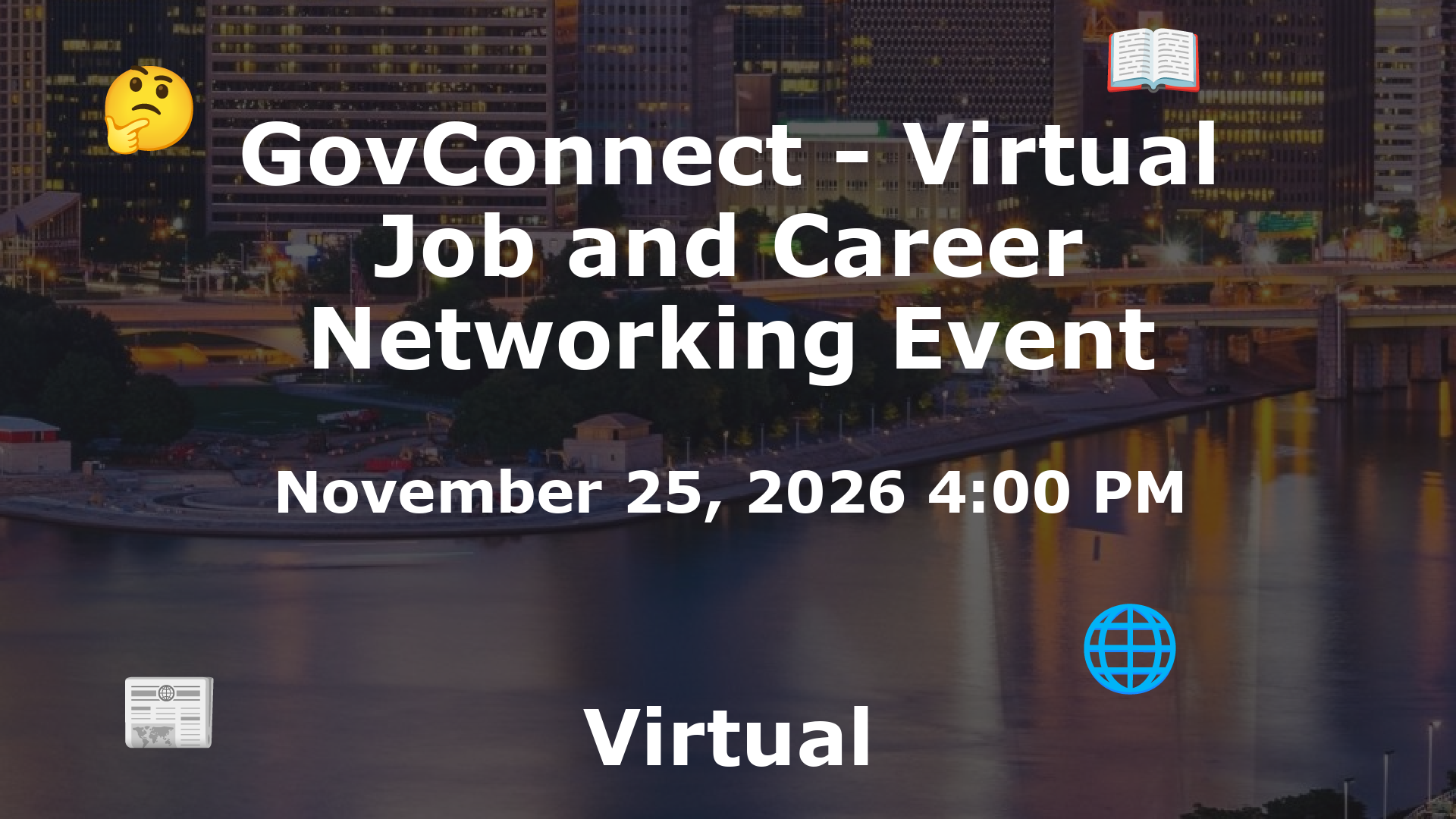 GovConnect - Virtual Job and Career Networking Event event image